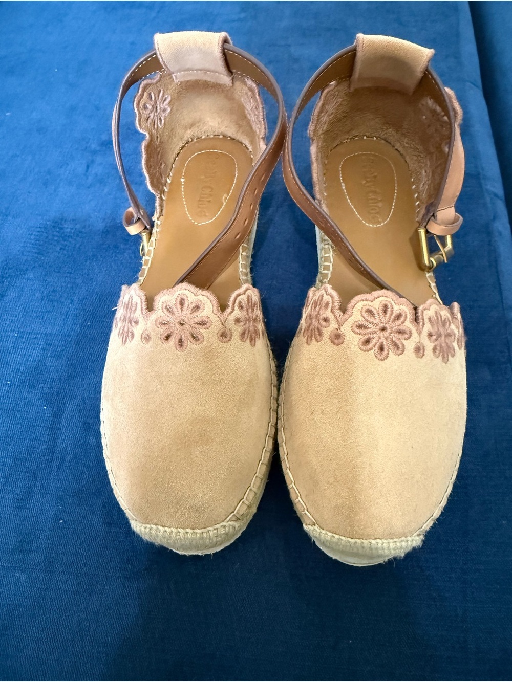 See by Chloe Scalloped Espadrilles Size EU 36 US 6
